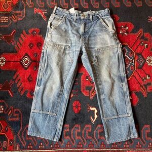 Heavyweight Carhartt Dungaree Fit Double Knee Carpenter Jeans